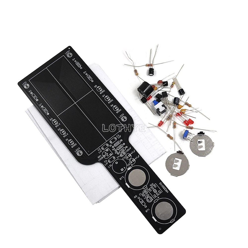 Handheld Simple Metal Detector Making DIY Electronic Kit Electronic Components Soldering Assembly School Welding Training Kit