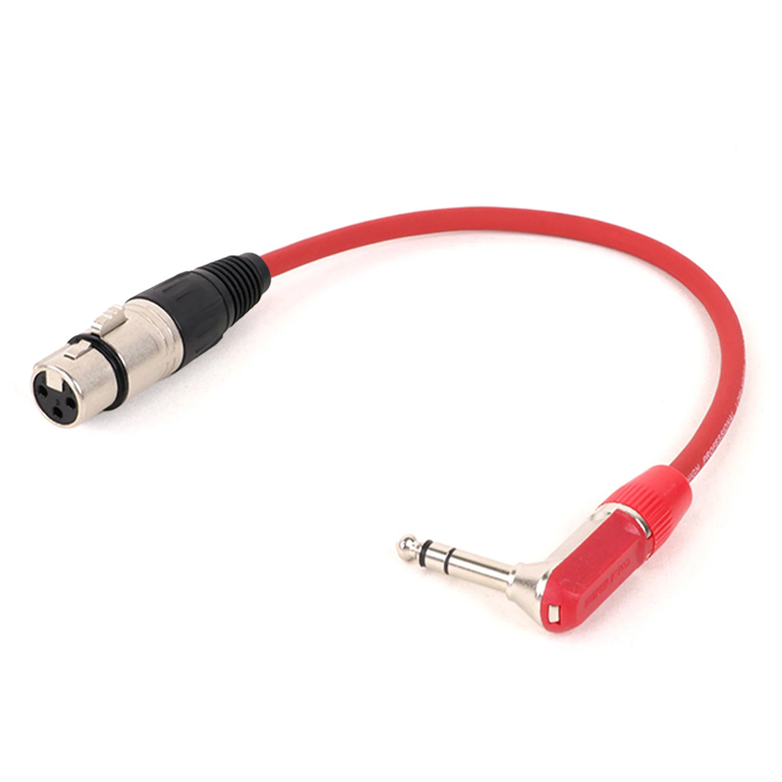 XLR to 90 degree 6.35 6.5 TRS Balanced Audio Cable XLR Cannon Stereo Karon Microphone Mixing Console Sound Card Extension Line