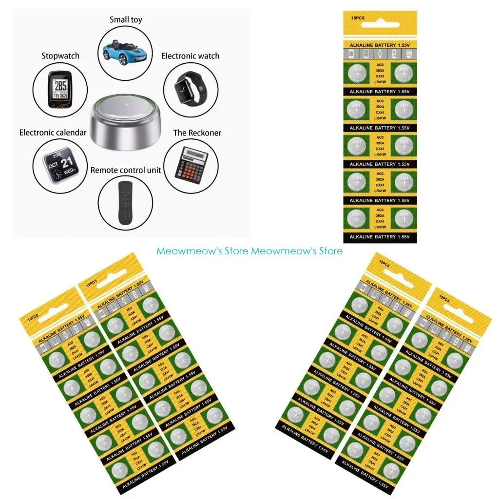 W91A AG3/736/LR41 버튼 배터리 버튼 코인 셀 배터리 시계 가제트