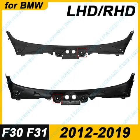 2012-2019 F30 F31 BMW 320i 328i 330i 335i 340i 328d 330e M3 M4 앞 유리 와이퍼 카울 커버 LHD 51717258177 RHD 51717258178