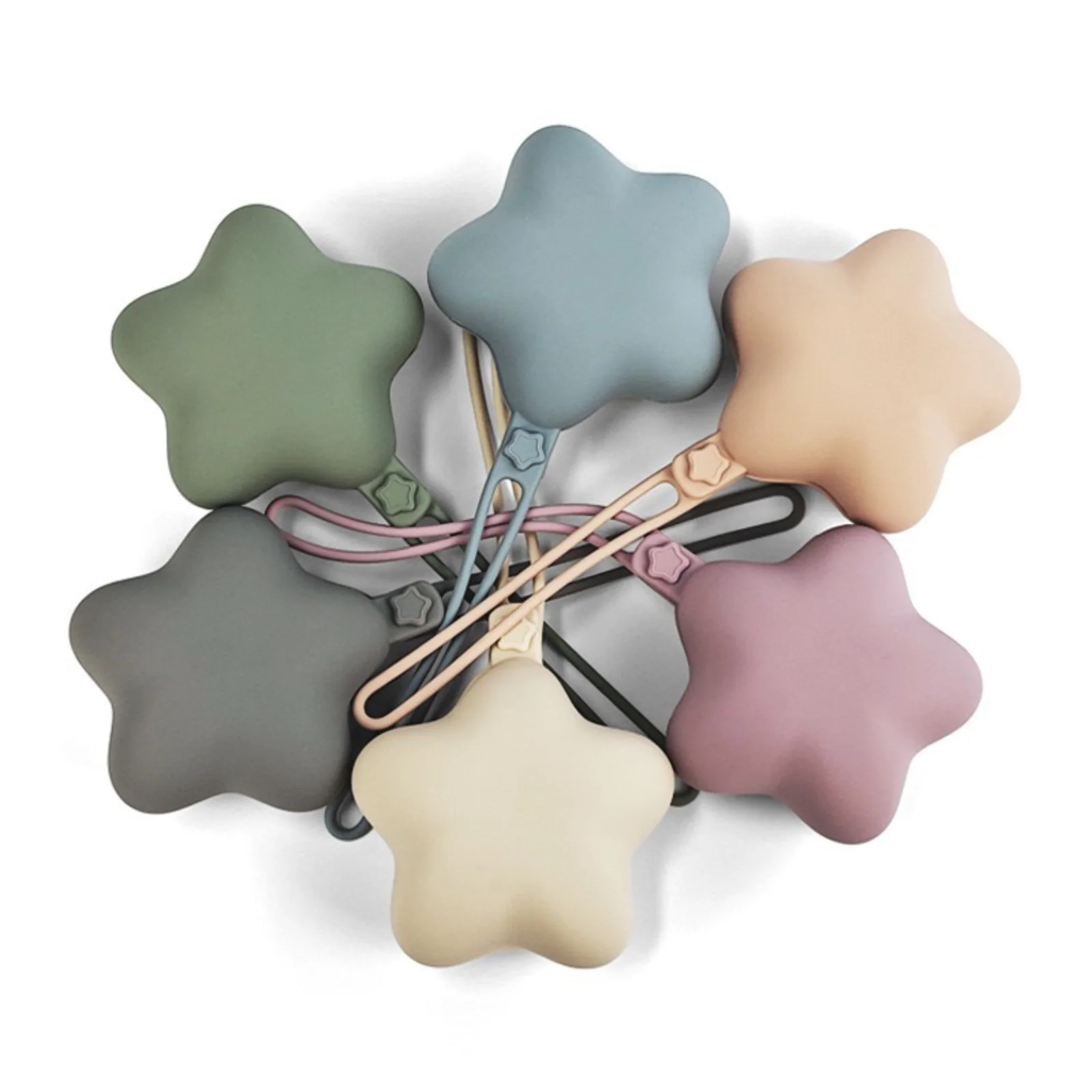 ins star-shaped pacifier case, simple storage bag, portable storage case for baby pacifiers, pacifier accessories