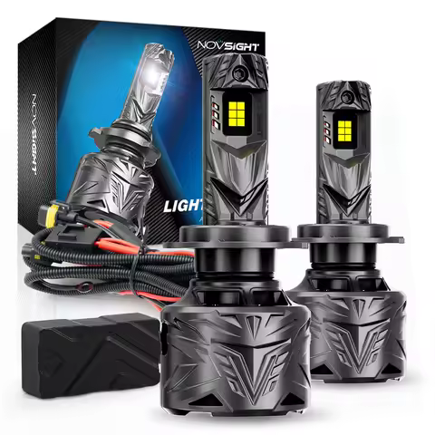 NOVSIGHT 25000LM Led Headlight H7 LED Canbus H4 H11 H8 H9 9005 HB3 9006 HB4 Car Lights Bulbs 240W 6500K White H7 Auto Headlamp