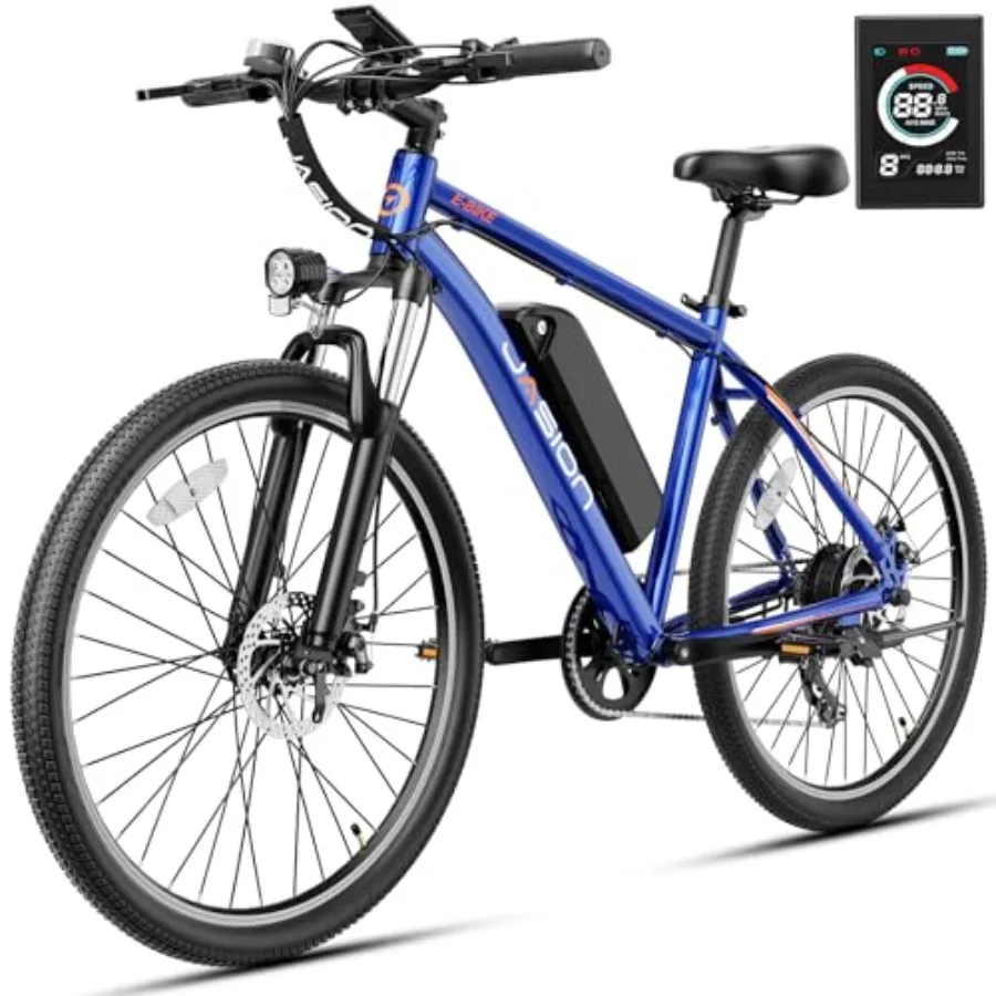 EB5 Electric Bike for Adults: Commuting Mountain Use Aluminum Frame Matte Black 1000W Motor 40-Mile Range 20MPH Speed 500Wh Rem