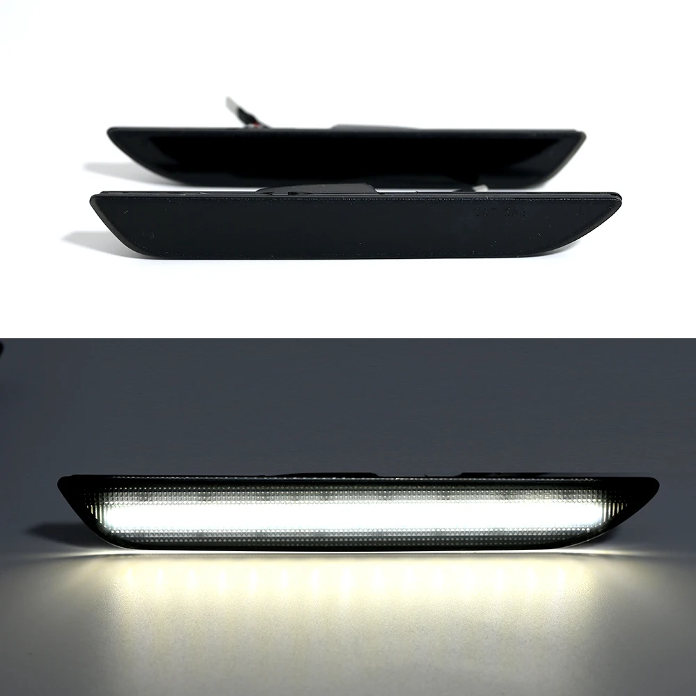 

For Ford Mustang 2015 2016 2017 2018 2019 2020 2021 2022 2023 Side Marker Light Parking LED Rear Bumper Back Side Lamp Red White