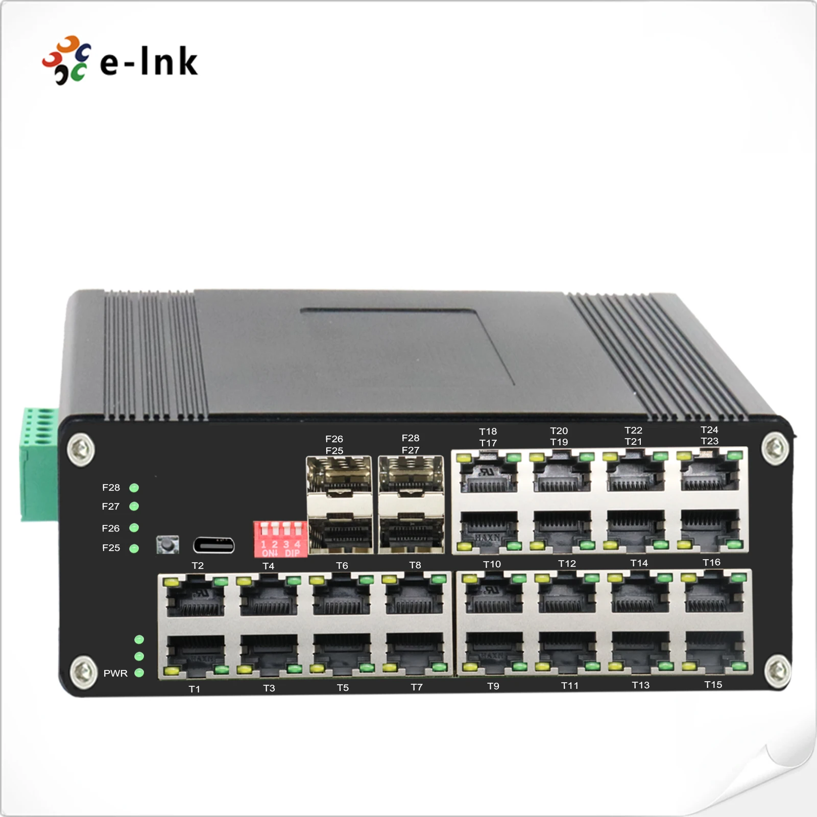 

Industrial L2+ Managed ( PoE) Ethernet Fiber Switch 8/16/24-Port 10/100/1000T + 4-Port 1000X SFP Din Rail Gigabit Switch