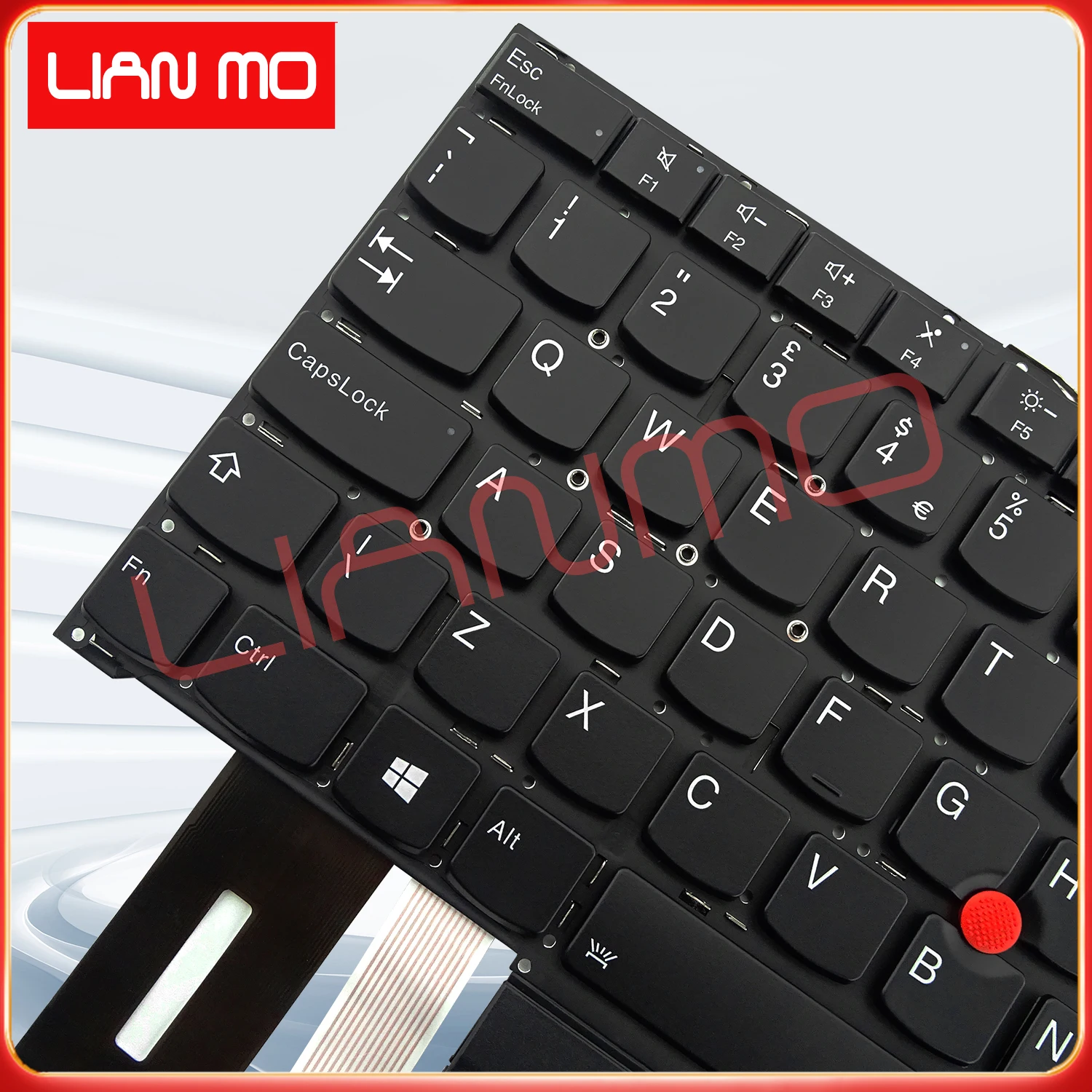 UK Notebook keyboard for Lenovo ThinkPad T14S Gen1/P1 Gen3/X1 Extreme 3rd Gen/X1 Extreme Gen3