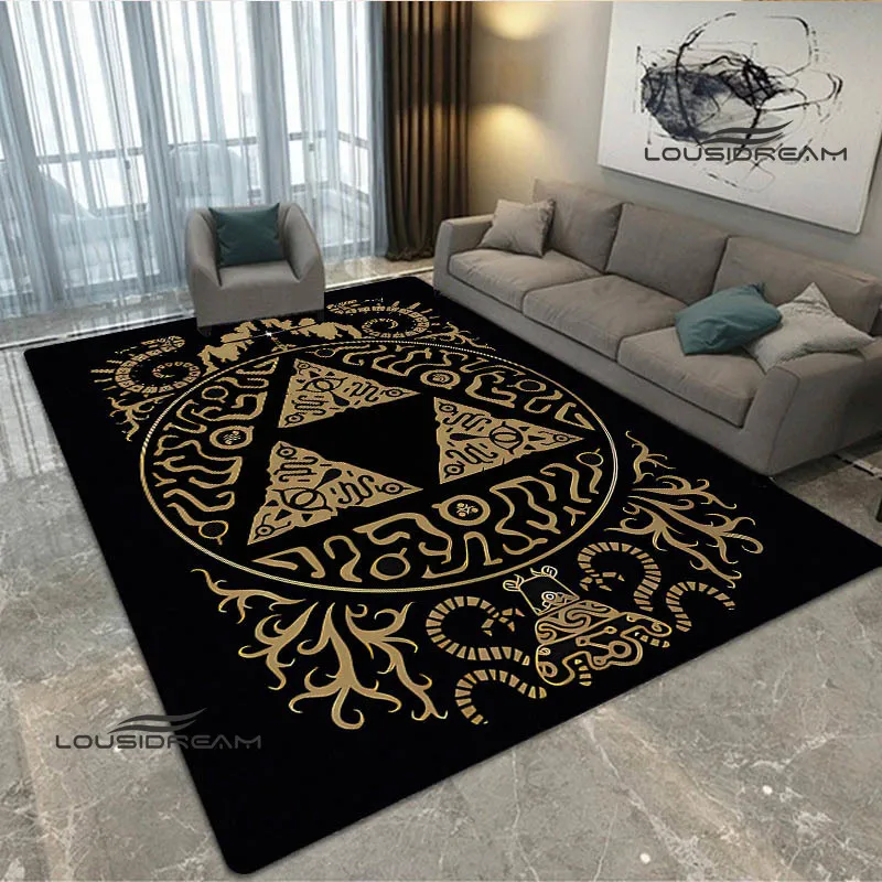 3D Classic game Z-Zeldas Cartoon carpet Non -slip carpet rugs for bedroom area rug room decor Yoga mat Door pad birthday gift