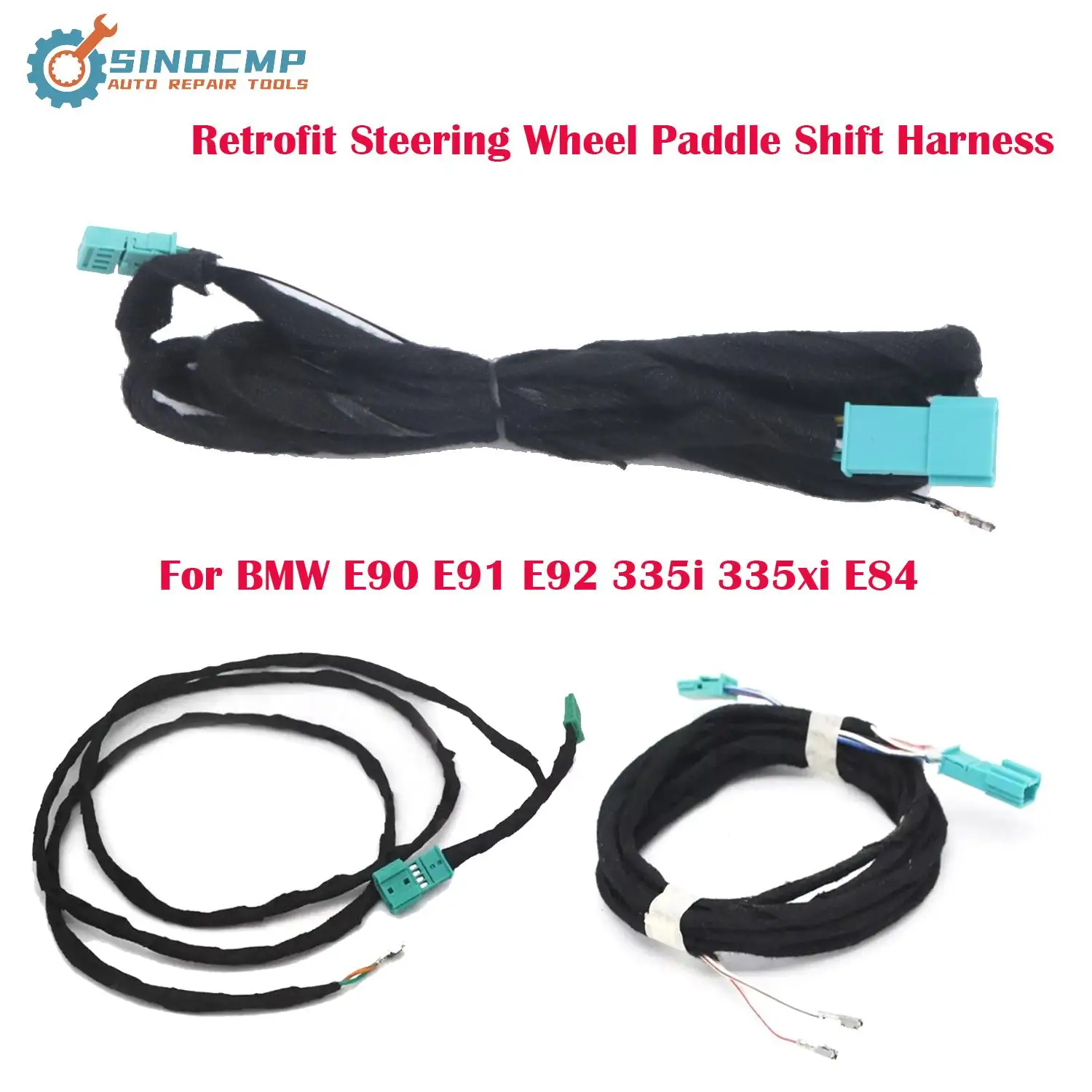 

1pc New Retrofit Steering Wheel Paddle Shift Harness For BMW E90 E91 E92 335i 335xi E84 Auto Parts