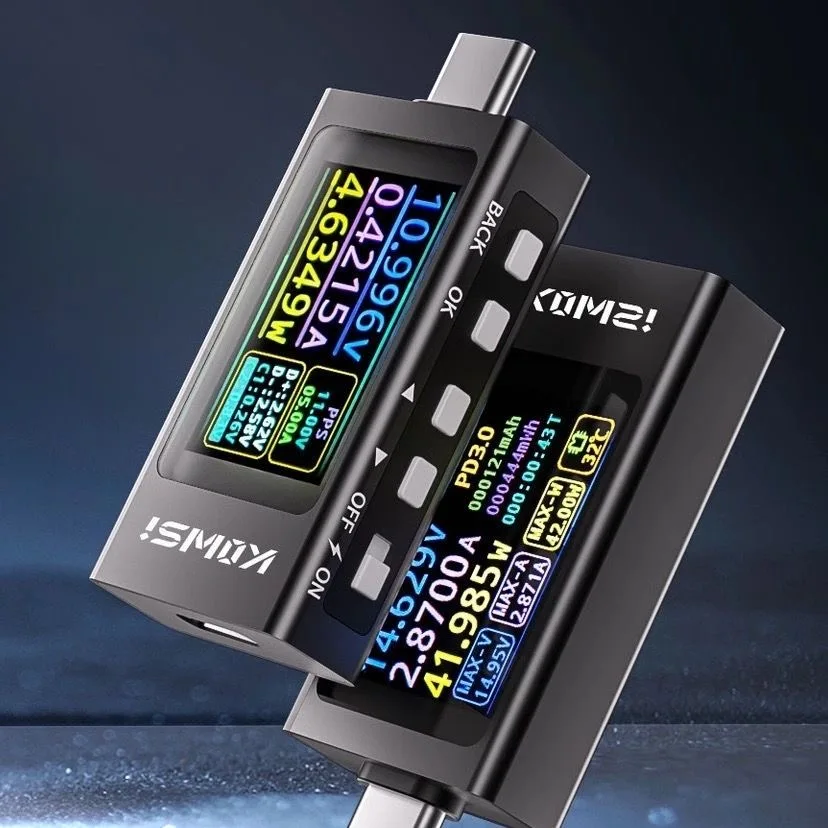 KWS-X1 Power Meter Type-C Tester Multifunctionele digitale display DC-spanning Ampèremeter Power Meter voor elektricien gereedschap