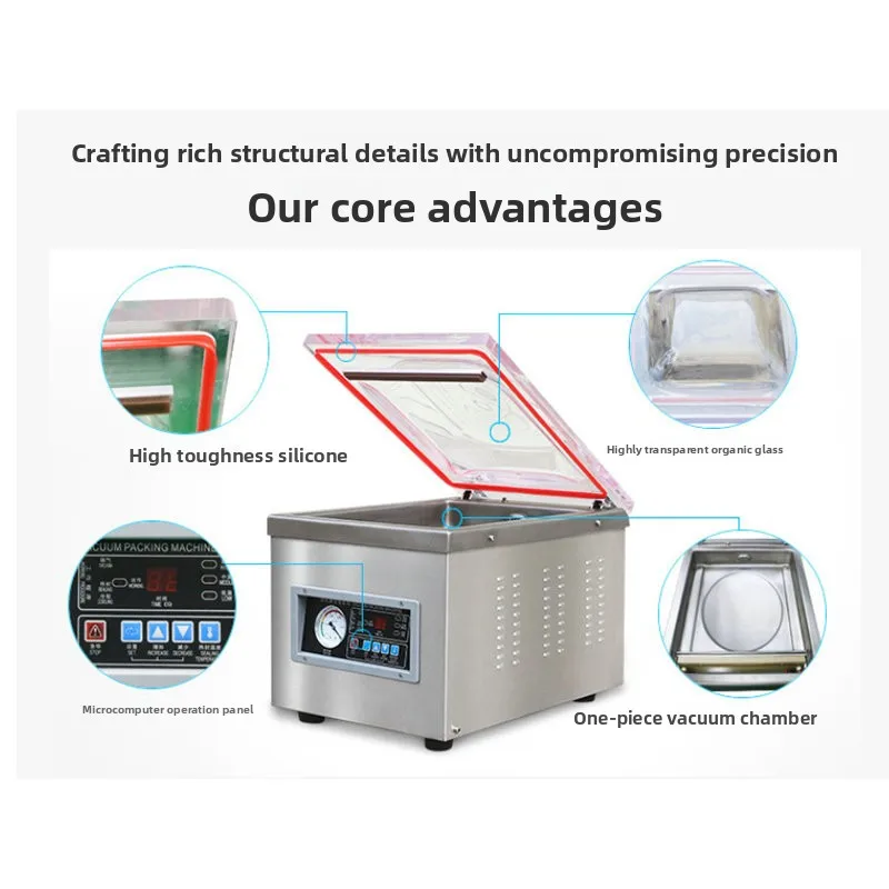 CX small food vacuum packaging machine, cooked duck egg duck neck duck tongue vacuum machine