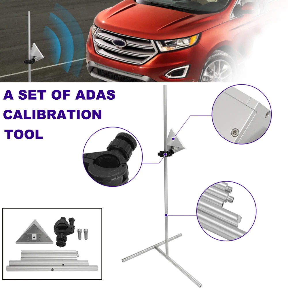 

For Honda Toyota Kia Ford Radar Aiming Reflector Target Kit ADAS Calibration Tool Billet Aluminum