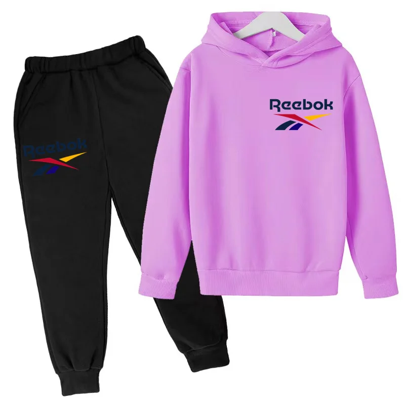 Kinder Herbst Winter Hoodie Junge Mädchen 3-12 Jahre Buchstaben-Print Kleidung Lässiges Oberteil+Hose 2-teiliges Marken-Sportmantel Jogging-Set Kindergeschenk – Detail 15