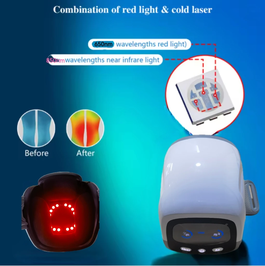 

Multifunctional Smart Cordless Knee Massager Vibration Knee Relaxing Massage Machine Joint Knee Device Gifts for Grandma Grandpa