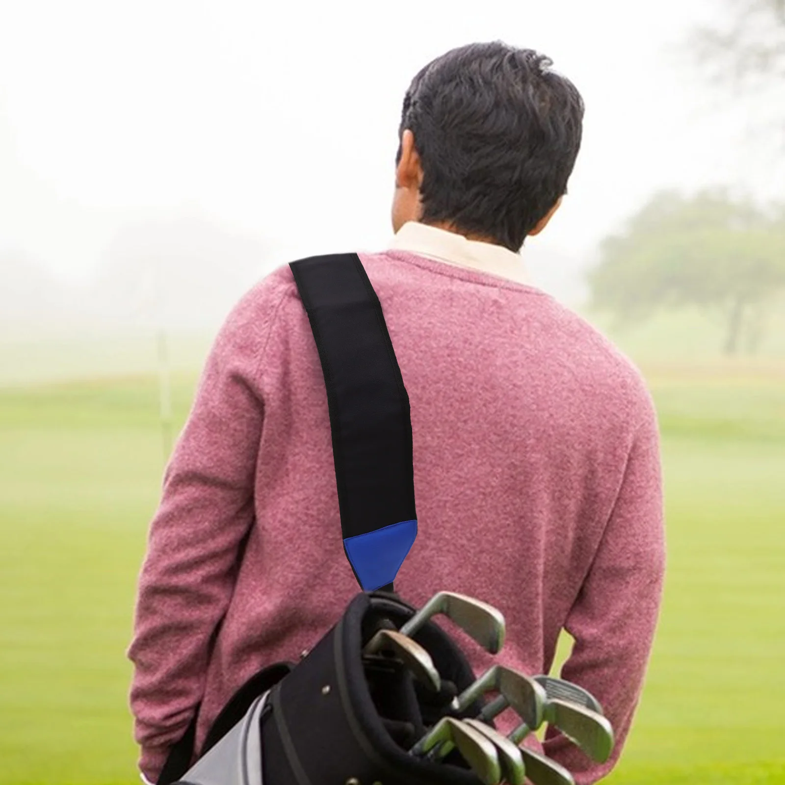 

Heavy Duty Padded Shoulder Strap for Golf Bag Replacement Nylon Material Adjustable Strap for Large Golf Pouch Carrying Comfort