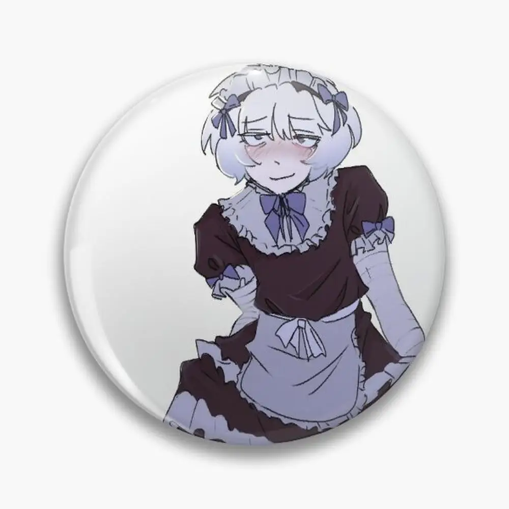 Maid Ranmaru Kageyama Pin Buttons Brooches  Jewelry Accessory Customize Brooch Fashion Lapel Badges