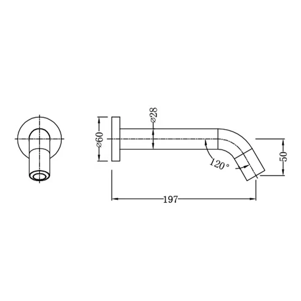 الحائط الحمام واحد صنبور المياه الباردة الأشعة تحت الحمراء الحركة touchless الذكية صنبور مزود بمستشعر تلقائي