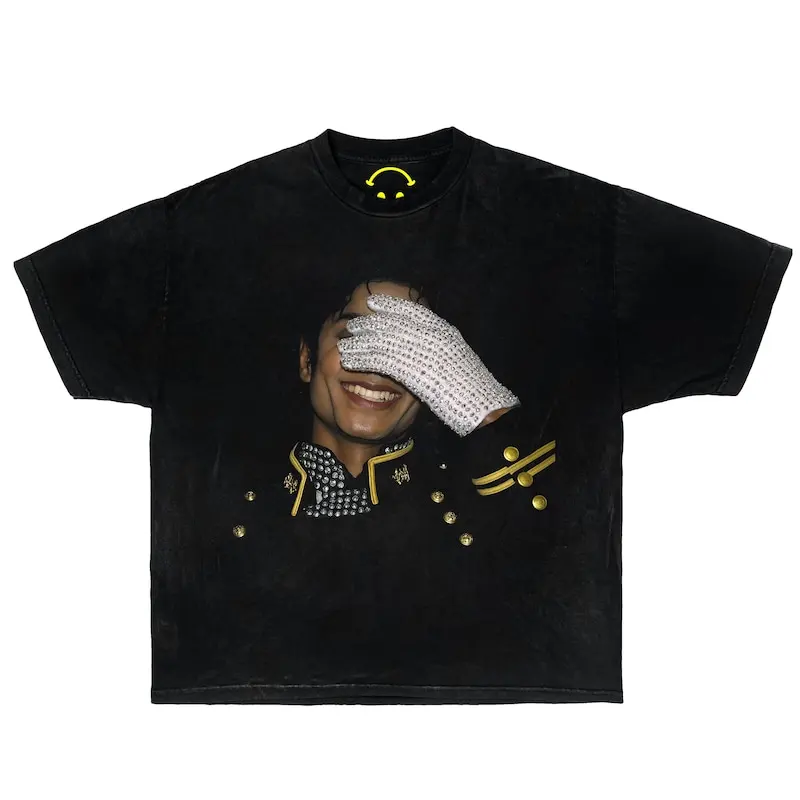 تي شيرت MJ Glove Cover Streetwear Boxy، قمصان Y2K، قميص أفيون، قمصان فنان الموسيقى، قمصان جرافيك، تي شيرتات كبيرة الحجم، تي شيرت راب