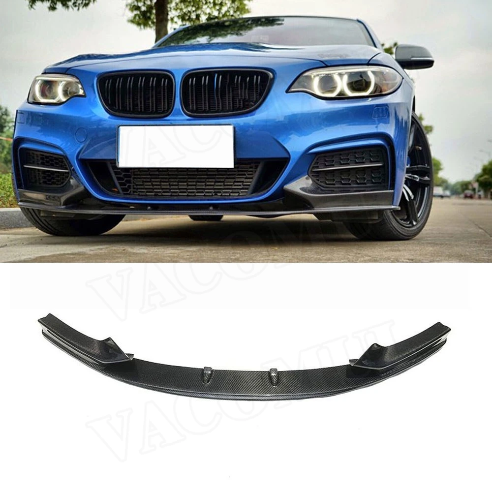 

VACOMUL Carbon Fiber/PP Front Lip Spoiler Aprons For BMW 2 Series F22 F23 M Sport Coupe 2014-2017 Bumper Guard Not original