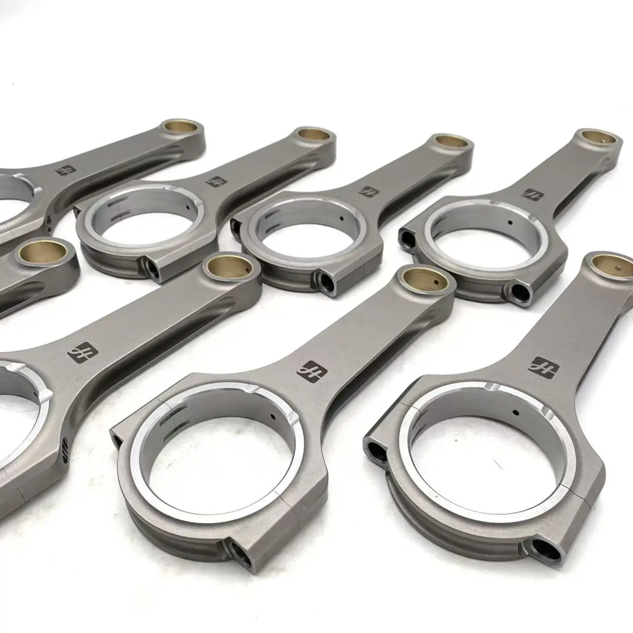 

N63 S63 Rifle Drilled H-beam Forged Connecting Rods For BMW V8 S63B44 138.5mm 57.6mm 22mm Tapered Pin End One Set