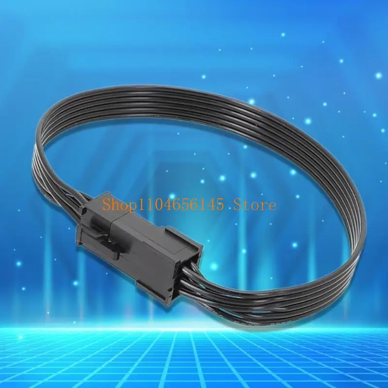 

Computer Cable 6pin Graphics Cards Power Cord Male Female Extension Power Flat Cable 6Pin Pcie GPU Cable