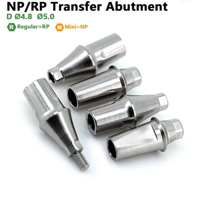 Dental Part for Nobel Biocare Titanium Straight Abutment Solid Cement Screw Compatible Nobel Biocare Prosthetics Components Part