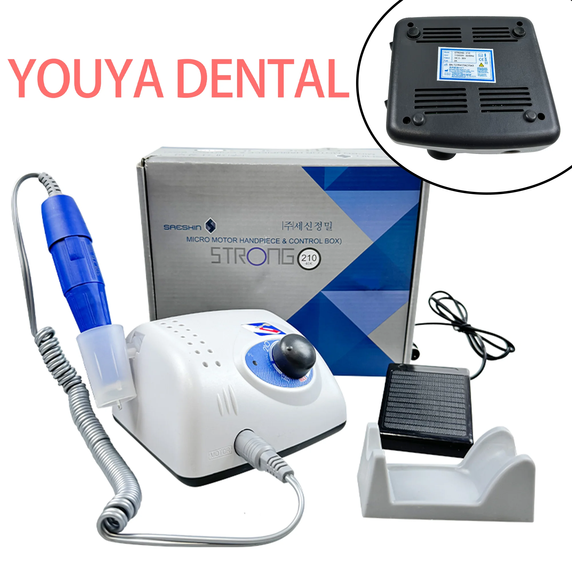 

Dental Hand Grinder Lab MARATHON 210 Micromotor Polishing 45000 RPM Motor handpiece Plaster Grinding Micromotor Dental Polisher