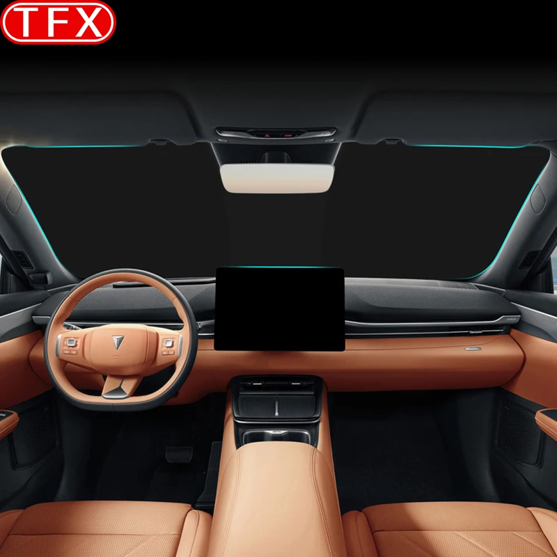 

For Changan Deepal S05 2024-2026 Car Windshield Sun Visor Protector Sunshade Curtain Sun Protection Heat Insulation Accessories