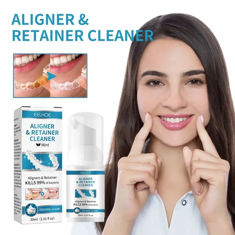 

Denture Cleaner Oral Cleaning Care Fresh Breath Clean Tartar Stains Dazzling White Dentures