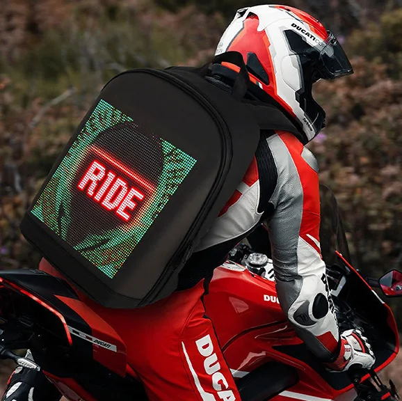 Customizable LED Backpack Human Billboard Advertising USB Charging Port Suitable for Event Promotion Urban Advertising