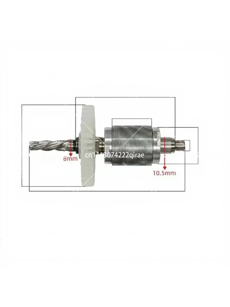 12-Inch Electric Chainsaw Brushless Motor, 8-10 Inch Lithium Battery Accessories, 12-Inch Rotor 4 Tooth Slots