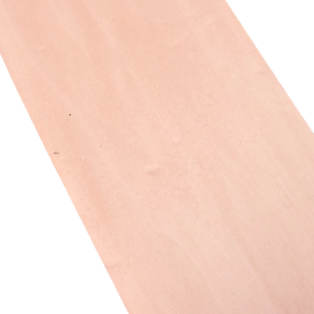 Length:2.5meters Width:180mm Thick:0.5mm Pink Maple Veneer Sheets Audio Guitars Instruments Furniture Walls Decor speaker veneer