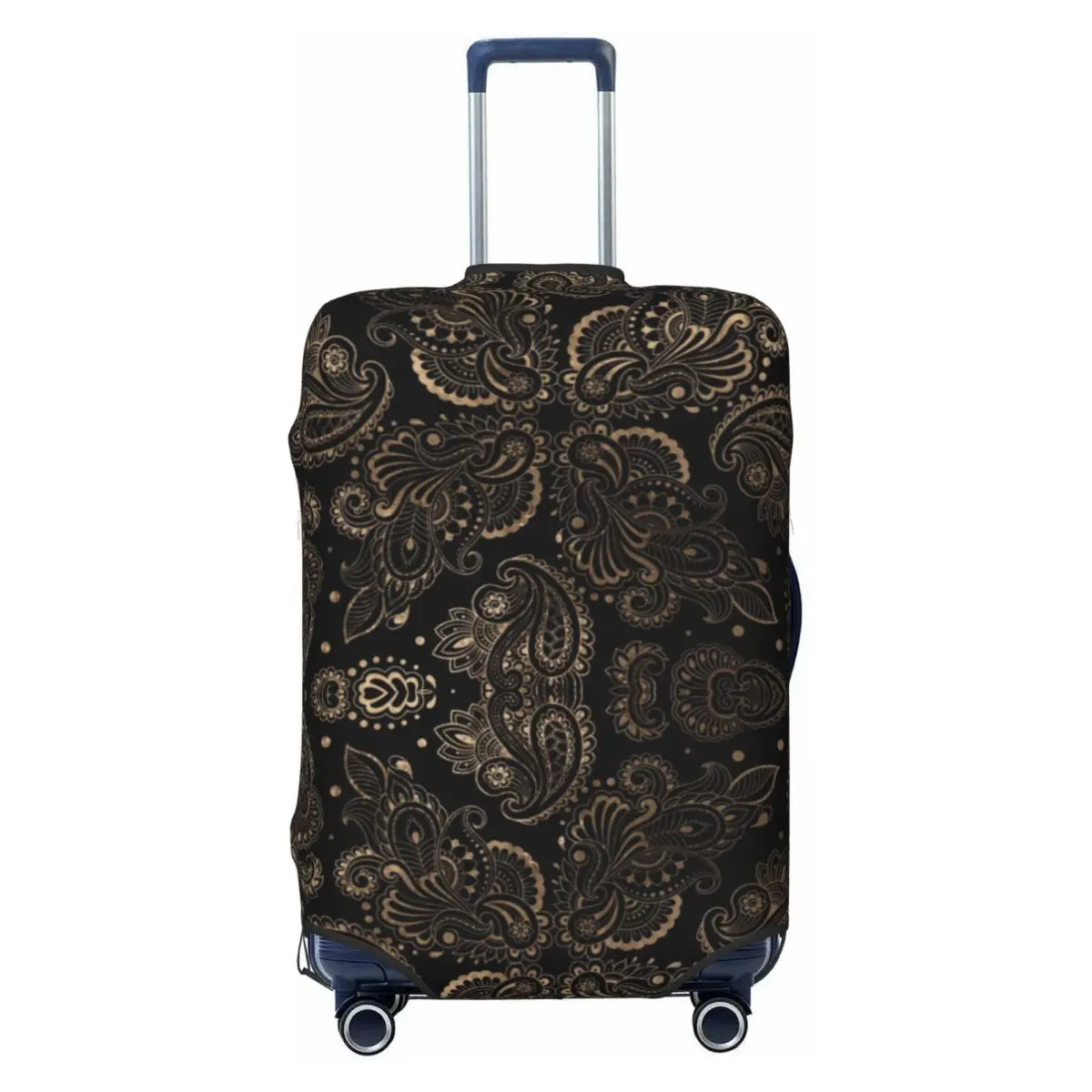 

Изготовленный на заказ восточный орнамент с узором пейсли, чехол для чемодана, моющиеся чехлы для багажа, защита для 18-32 дюймов