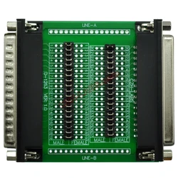 CZH-LABS D'sub DB37 Diagnostic Test Breakout Board, DSUB DB37 Connector Male to Female.