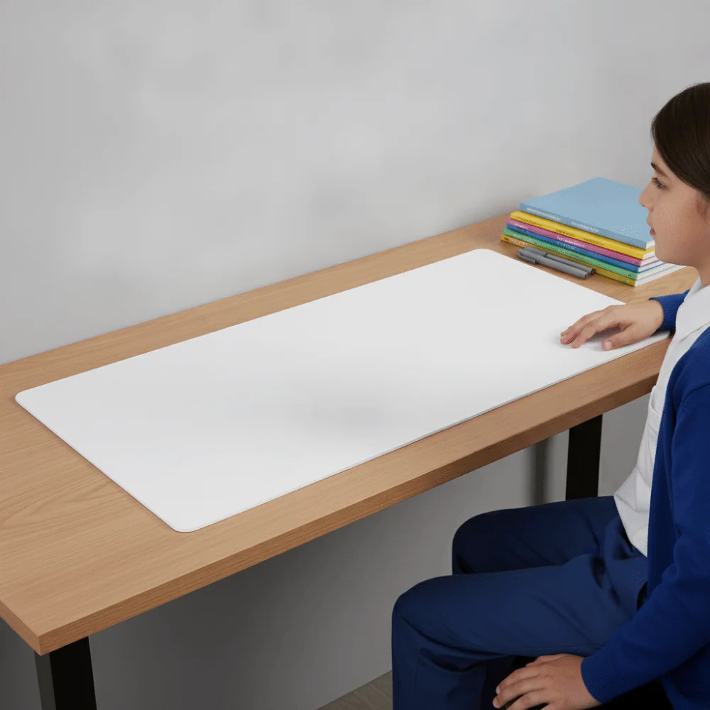 Desk Blotter Leather Writing Pad Cork Large Table Protector Oil-proof Premium Keyboard Mat Adults
