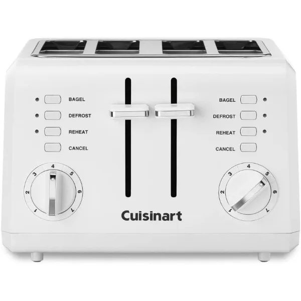 

Cuisinart CPT-142P1 4-Slice Compact Plastic Toaster, White