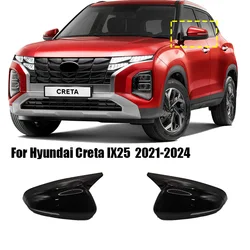 For Hyundai Creta IX25 II 2021 2022 2023 2024 exterior rearview mirror covered with ABS decorative cover modification