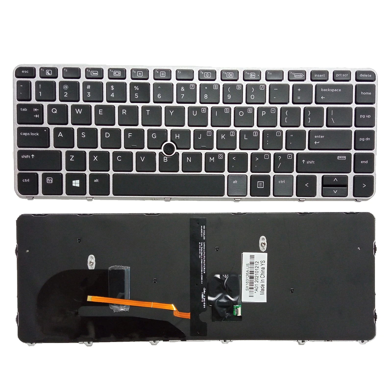 US 100%New Laptop Keyboard For HP EliteBook 840G3/745G3/848G3/840G4/745G4/ZBOOK14U G4 Series Replacement Laptop Keyboard