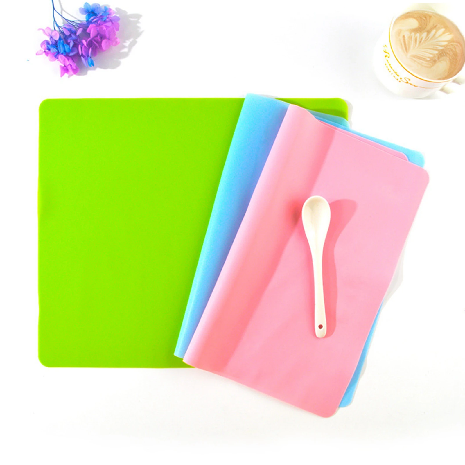 Silicone Craft Mat Anti Skid Heat Resistant Washable Flexible Widely Used Silicon Mat for DIY Kitchen