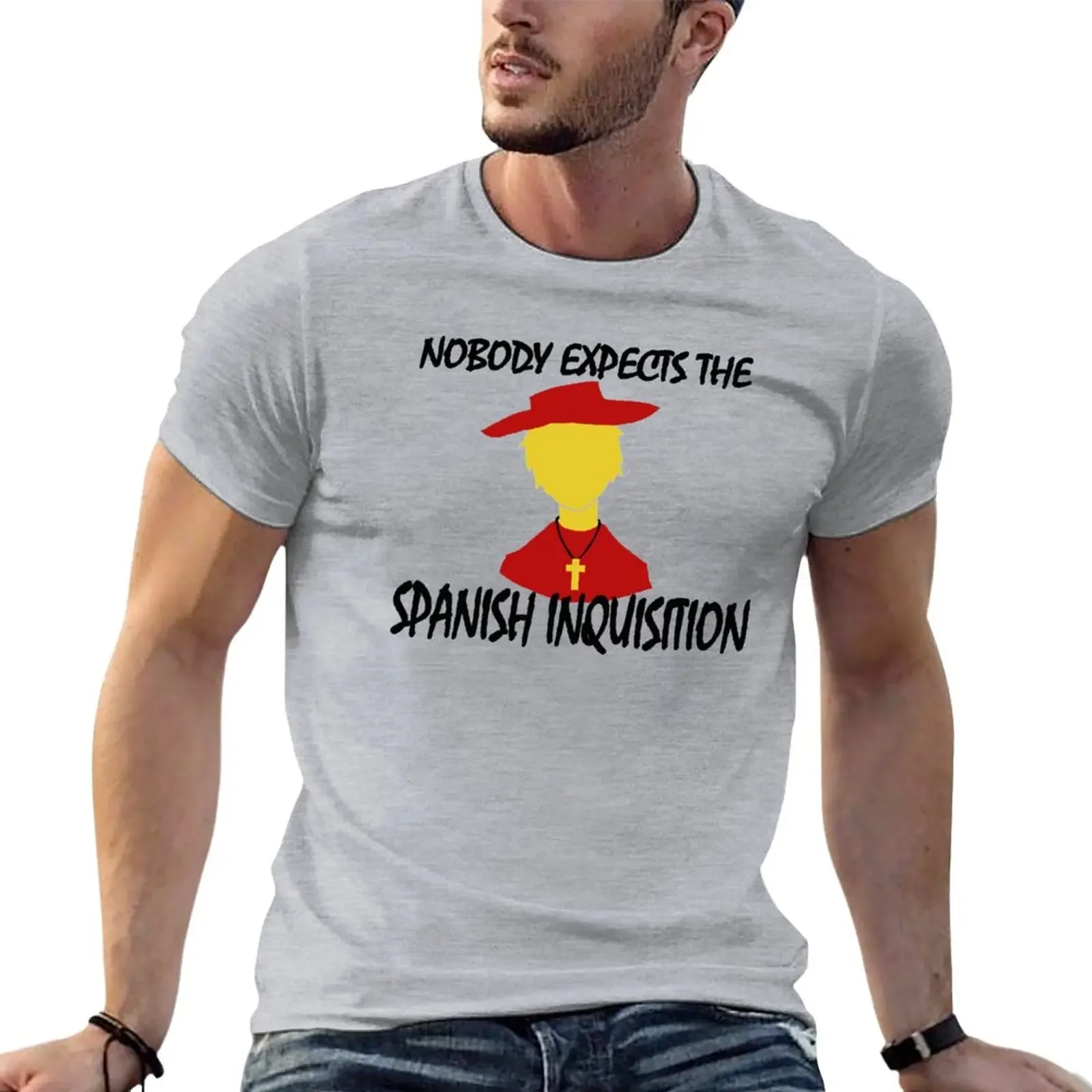 Nobody Expects the Spanish Inquisition T-Shirt aesthetic clothes plain t shirts for men pack