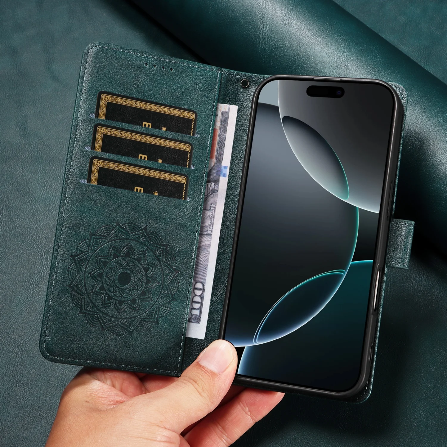 Роскошный чехол-кошелек из иск – обзор и цена Xiaomi Redmi Note 13