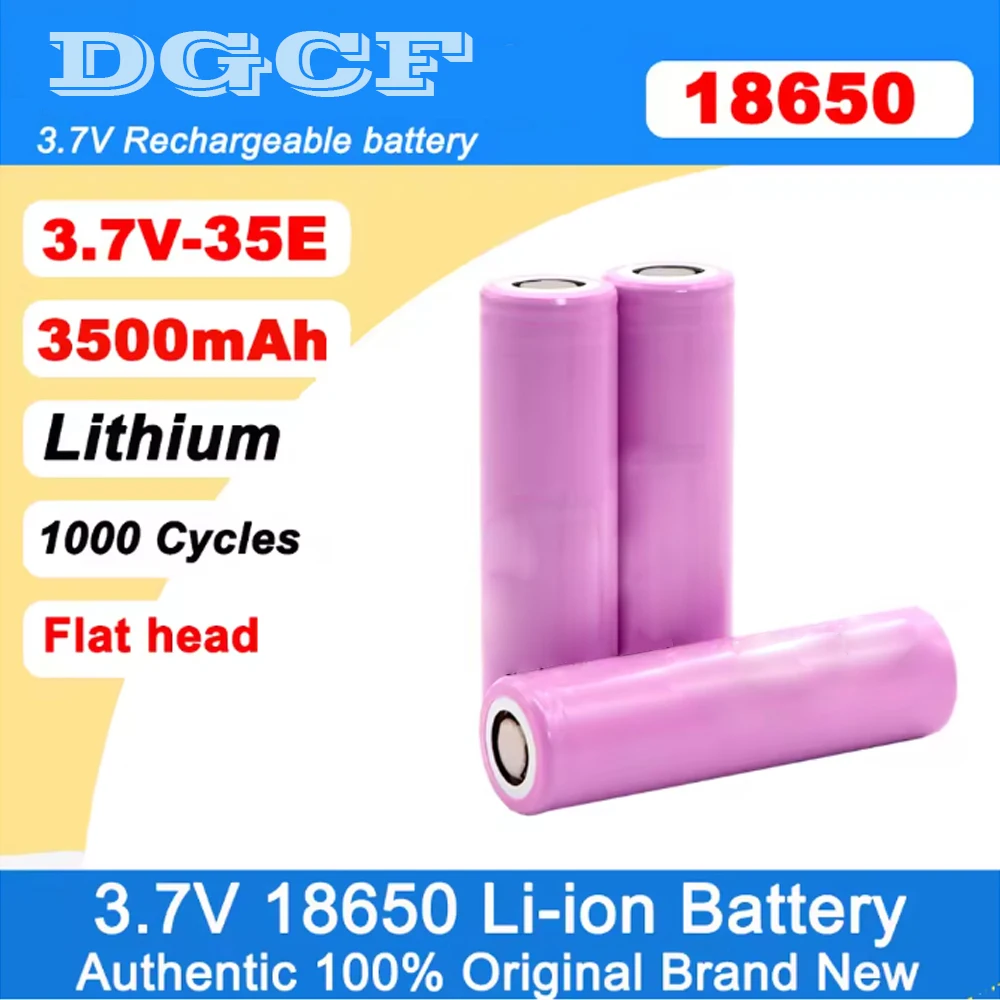 

2025Genuine 3.7V INR18650 35E Lithium battery 20A 3500mAh high power pack for electrical tools electronic cigar