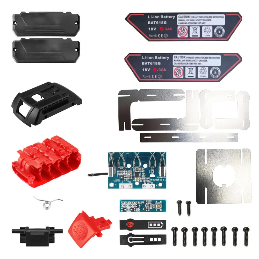 BAT618 Li-ion Battery Plastic Case Charging Protection Circuit Board PCB Shell Box Housing For Bosch 18V BAT610 BAT609G BAT618