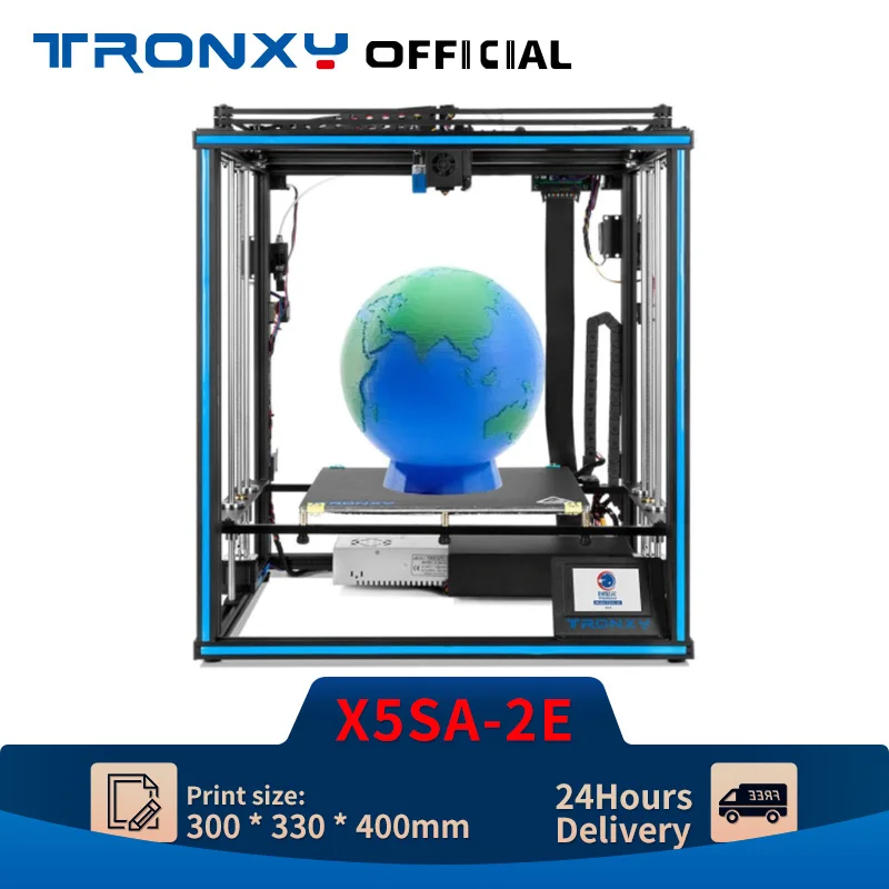 

Tronxy X5SA-2E 2-in-1 Upgraded Two-Colors 3D Printer High Speed Full-auto Leveling 330*330*400mm Printing Size