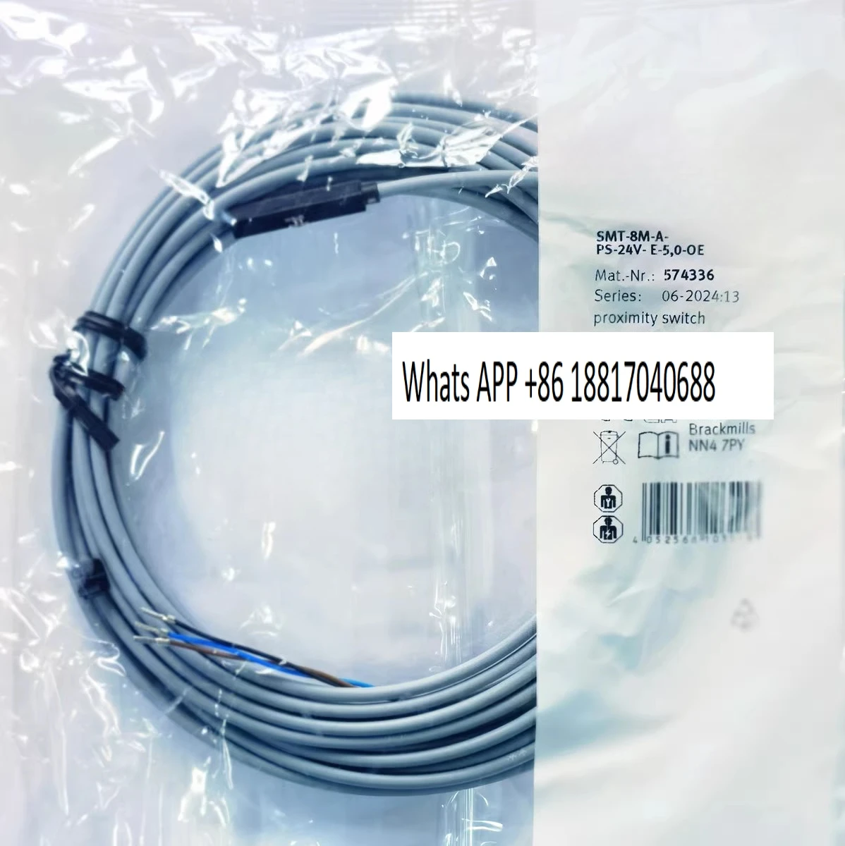 

Бесконтактный переключатель 574336 SMT-8M-A-PS-24V E 5,0 OE оригинал
