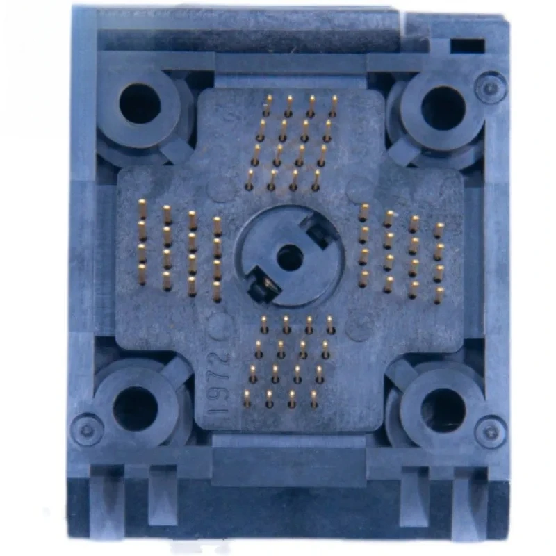 QFP64 دبوس تباعد 0.4 قاعدة اختبار الحرق IC51-0644-1972 حرق المقبس رقاقة جريئة 7X7