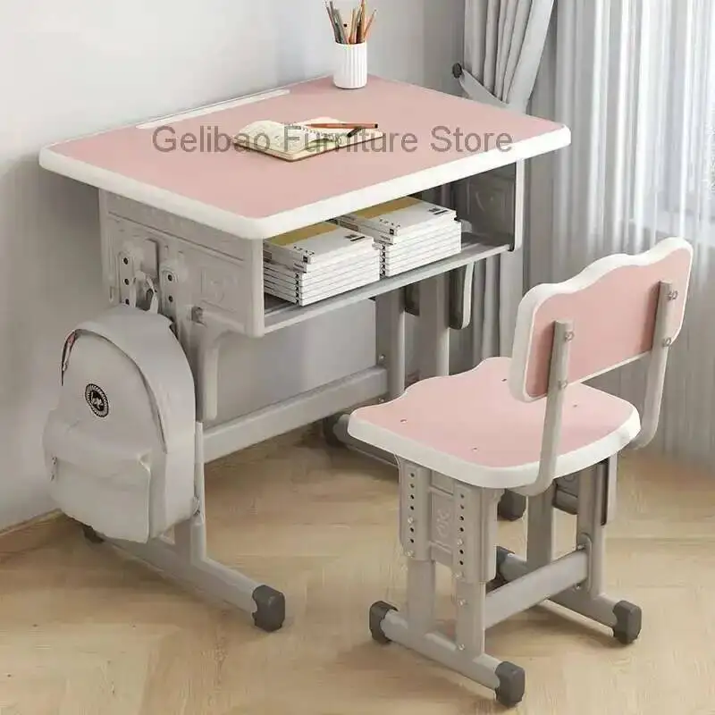 Table School Tables Kids Student Furniture Desk Children Study Children's Child Chair Set Supplies Elementary Room Childrens