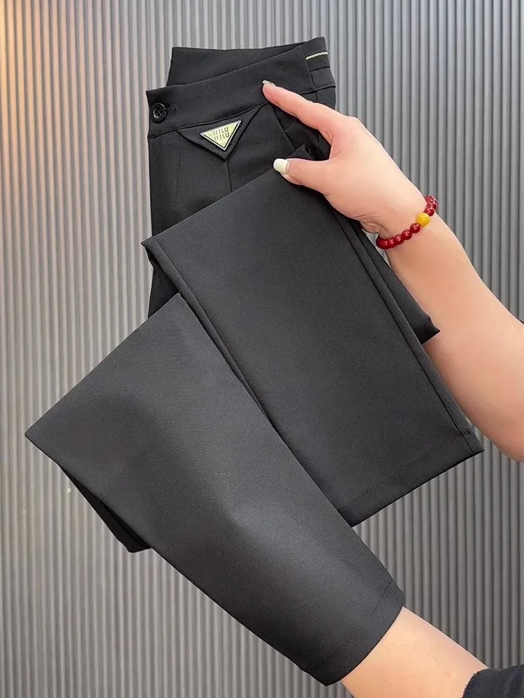 Black Suit Pants Hi… - image