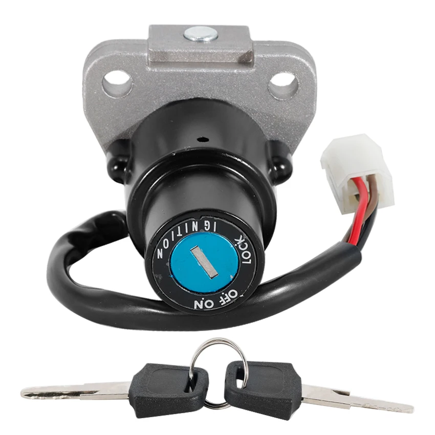 1 Satz Motorrad-Zündschloss und Schlüssel für Yamaha XT250 XT250L XT250LC XT250T XT350 DT175G DT125G DT125 OEM:5R2-82501-01 – Detail 2