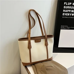 1 fashion brand handbag new large capacity shoulder bag high-end women's bag Fashion niche leisure handbag ladies Tote bag