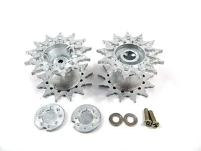 

1/16 Spare Parts Sherman Metal Sprockets Driving Wheels For Mato M4A3(75)W and Heng Long Sherman RC Tank MT151S TH00846-SMT2